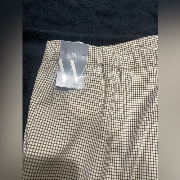 New Worthington Petite Medium Wide Leg Crop Ankle Pant Office Brunch Women’s 1X - Picture 7 of 10